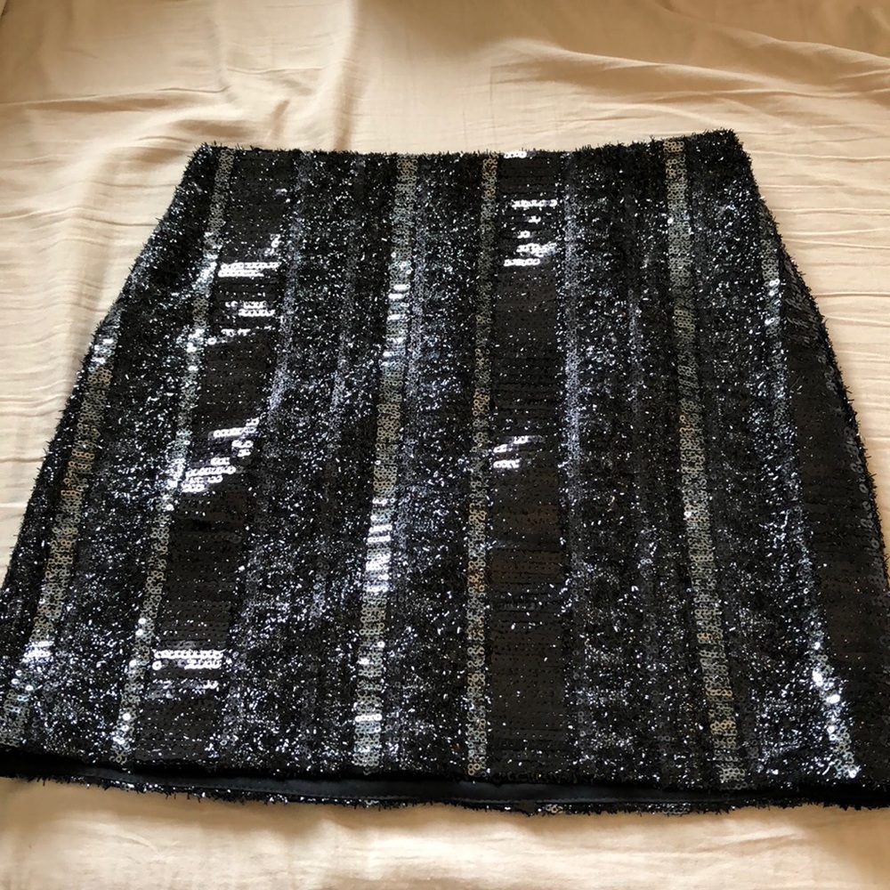Express sparkly mini skirt (worn once)